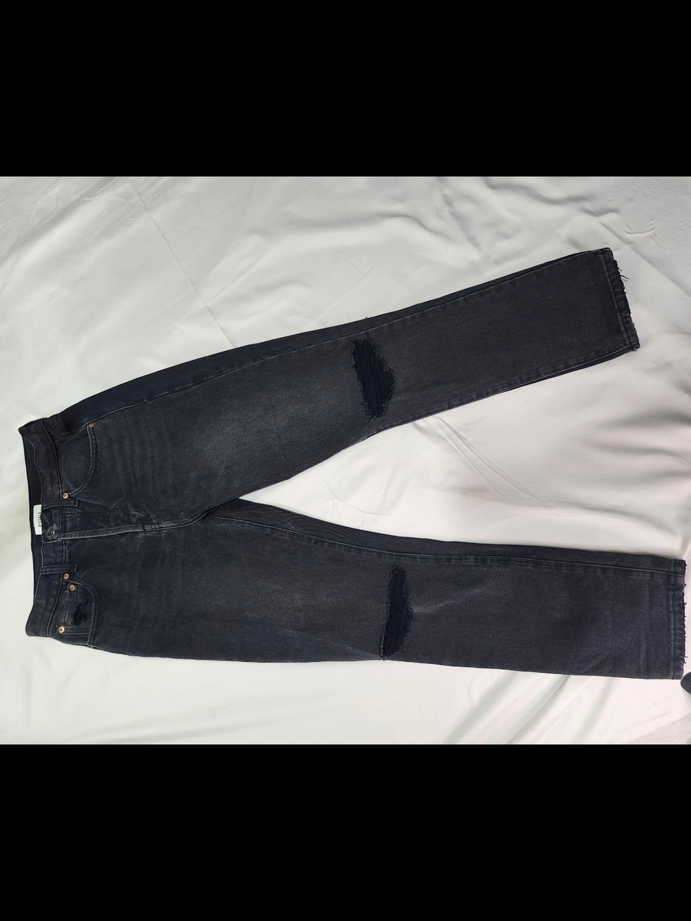 Pistola Distressed Black Jeans